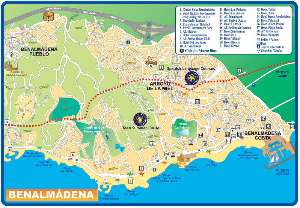    Benalmadena Map 