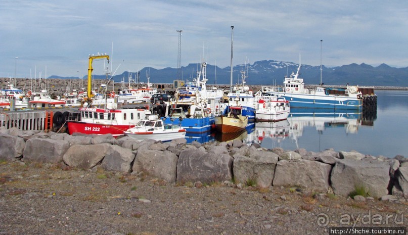 Альбом отзыва "Olafsvik - самый крупный "город" Запада, порт, окрестности"