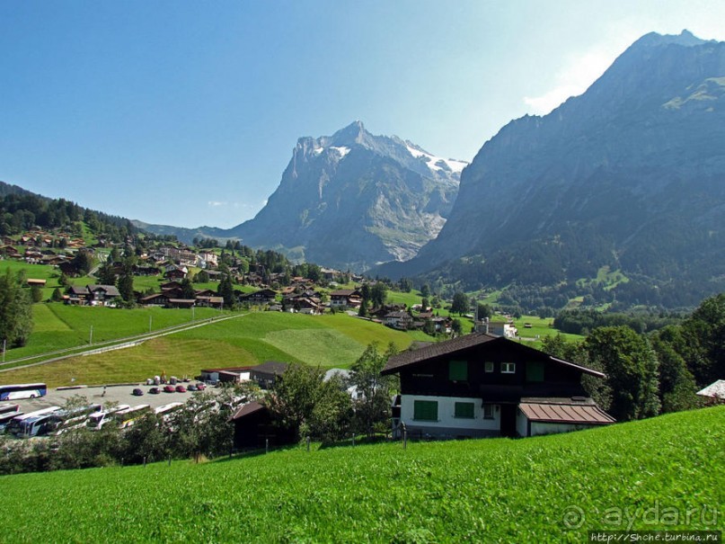 Interlaken Швейцария зеленые