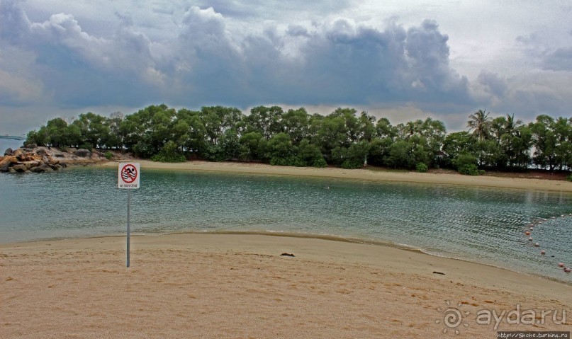 Альбом отзыва "Лучшие пляжи Сентозы. Palawan Beach"