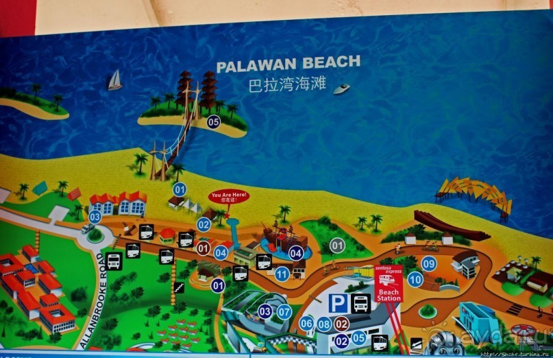 Альбом отзыва "Лучшие пляжи Сентозы. Palawan Beach"