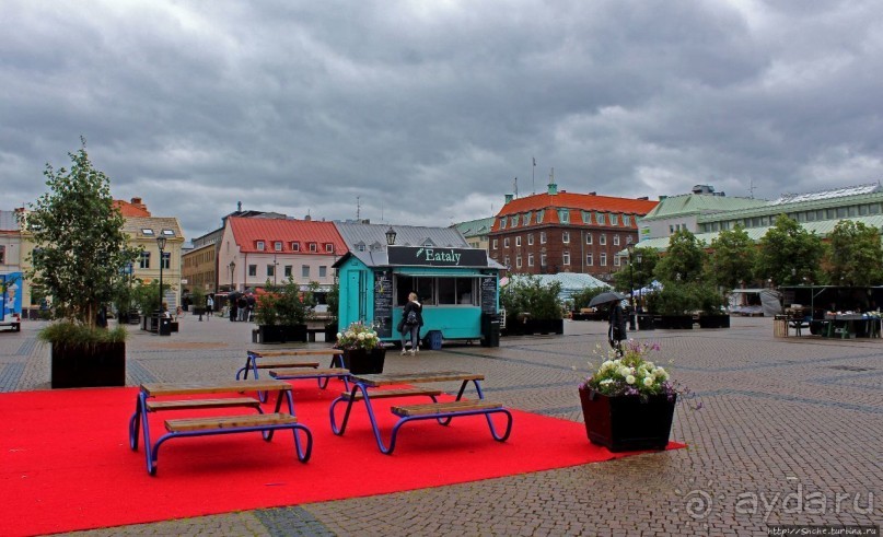 Альбом отзыва "Stora Torg — сердце средневекового Хальмстада"