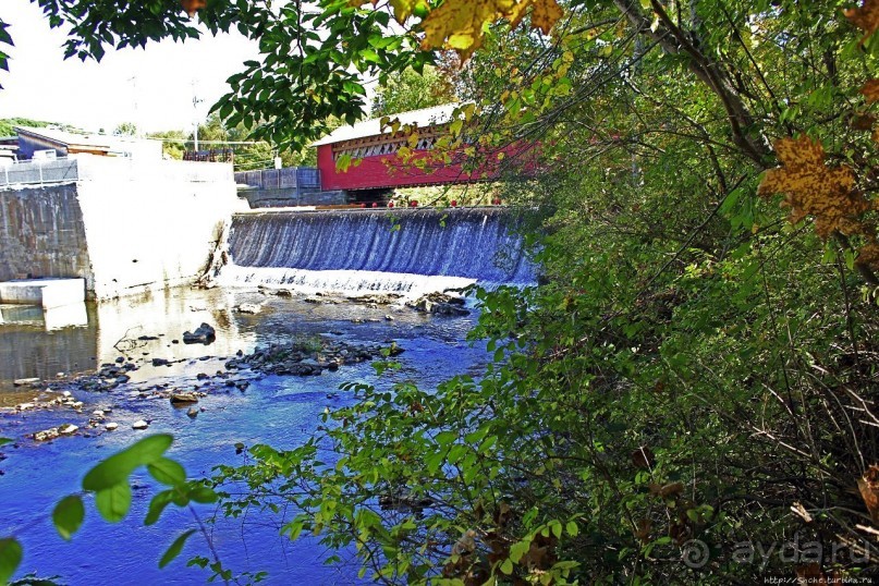 Альбом отзыва "В гостях у Радуги. Крытые мосты Вермонта. Paper Mill Bridge"