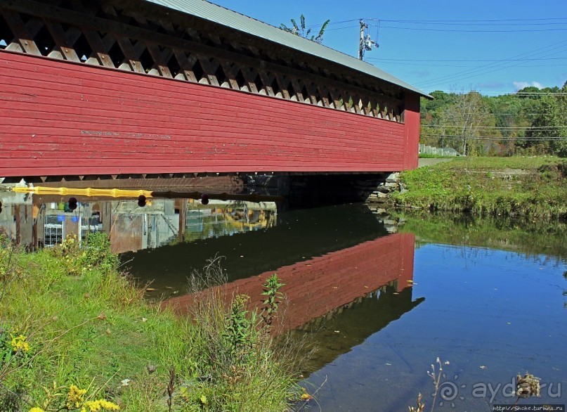 Альбом отзыва "В гостях у Радуги. Крытые мосты Вермонта. Paper Mill Bridge"