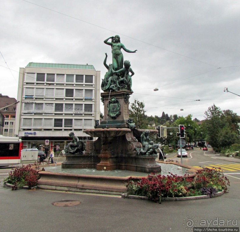 Альбом отзыва "Фонтан Broderbrunnen, 19 век"