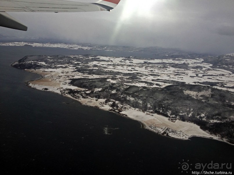 Альбом отзыва "Аерофотосъемка фьерда Strindfjorden при взлете с Værnes"