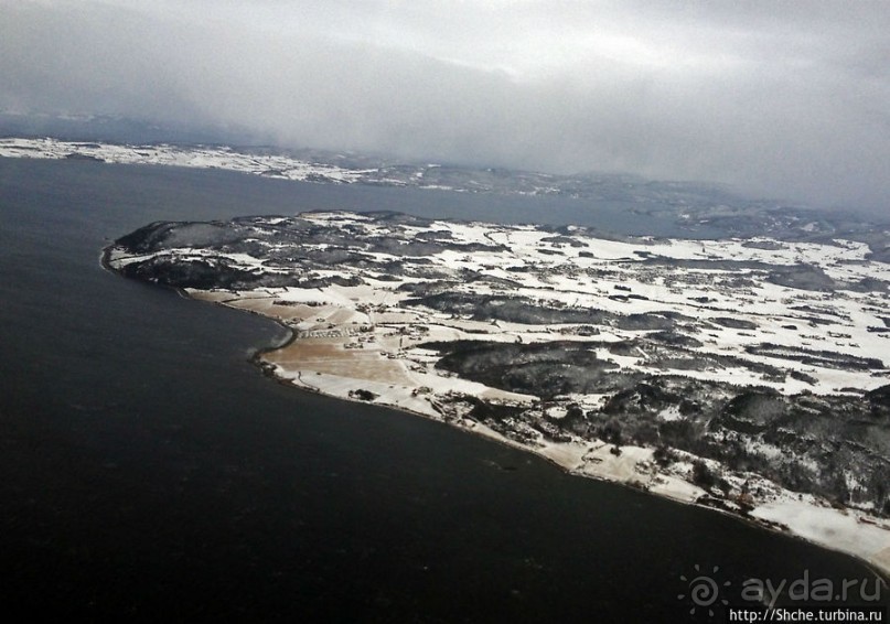 Альбом отзыва "Аерофотосъемка фьерда Strindfjorden при взлете с Værnes"