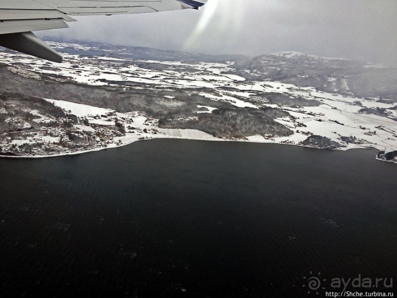 Альбом отзыва "Аерофотосъемка фьерда Strindfjorden при взлете с Værnes"