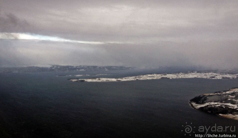 Альбом отзыва "Аерофотосъемка фьерда Strindfjorden при взлете с Værnes"