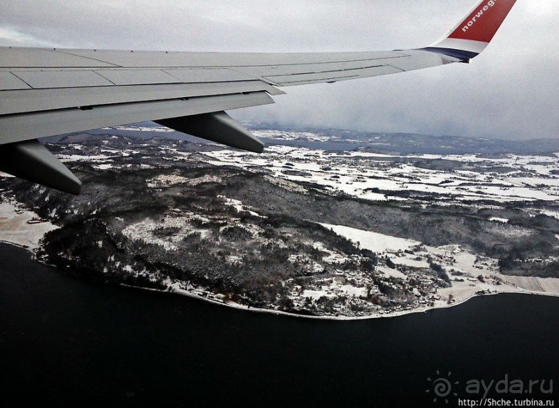 Альбом отзыва "Аерофотосъемка фьерда Strindfjorden при взлете с Værnes"