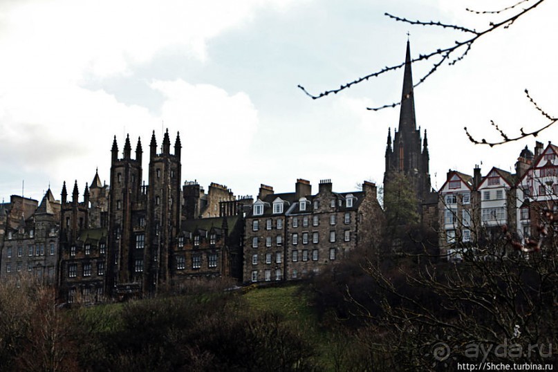 Альбом отзыва "West Princes Street Gardens — центральный парк Эдинбурга"