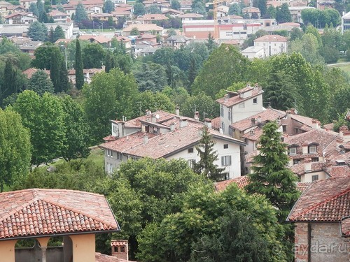 Альбом отзыва "Бергамо - географические карты и панорама города"