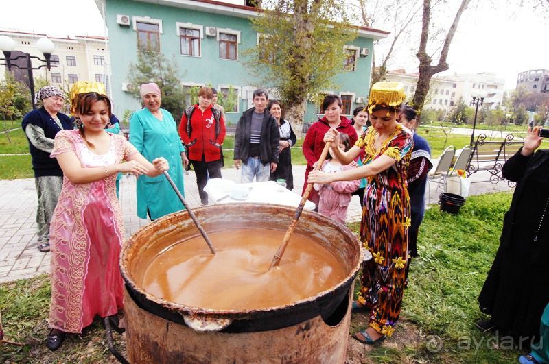 Узбекское блюдо сумаляк