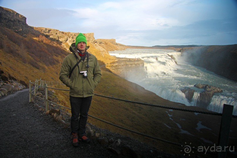 Альбом отзыва "«Открытие Исландии» часть 4: Золотое кольцо — Гудльфосс (Gullfoss, Iceland)"