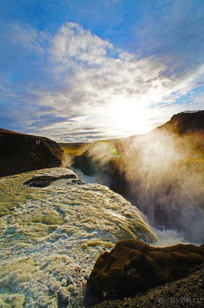 Альбом отзыва "«Открытие Исландии» часть 4: Золотое кольцо — Гудльфосс (Gullfoss, Iceland)"