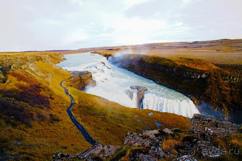 Альбом отзыва "«Открытие Исландии» часть 4: Золотое кольцо — Гудльфосс (Gullfoss, Iceland)"