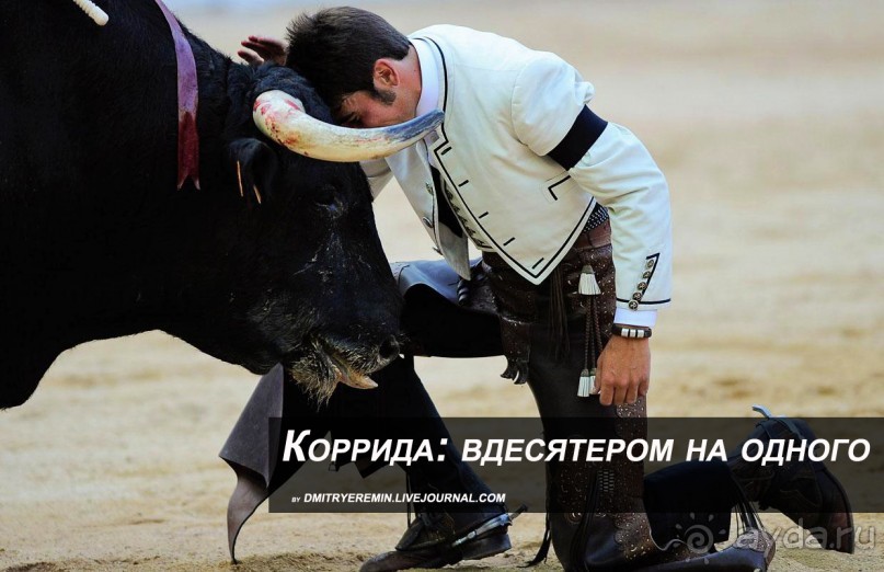 Альбом отзыва "Коррида: вдесятером на одного (Pamplona, Spain)"