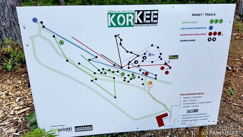 Альбом отзыва "Верёвочный ПАРК ПРИКЛЮЧЕНИЙ KORKEE PALOHEINÄ (Adventure Park Korkee Paloheinä) "