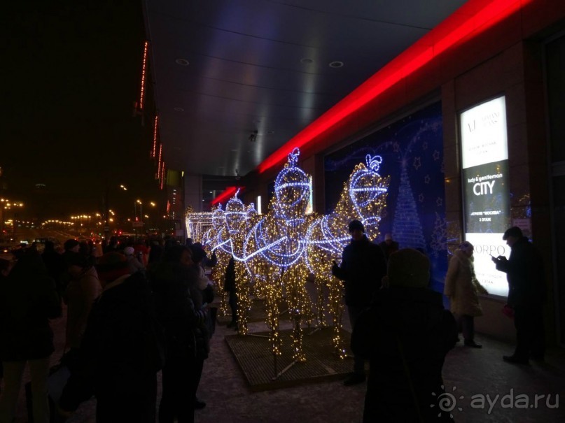 Новогодняя Москва в фотографиях. Январь 2016.