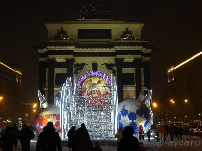 Новогодняя Москва в фотографиях. Январь 2016.