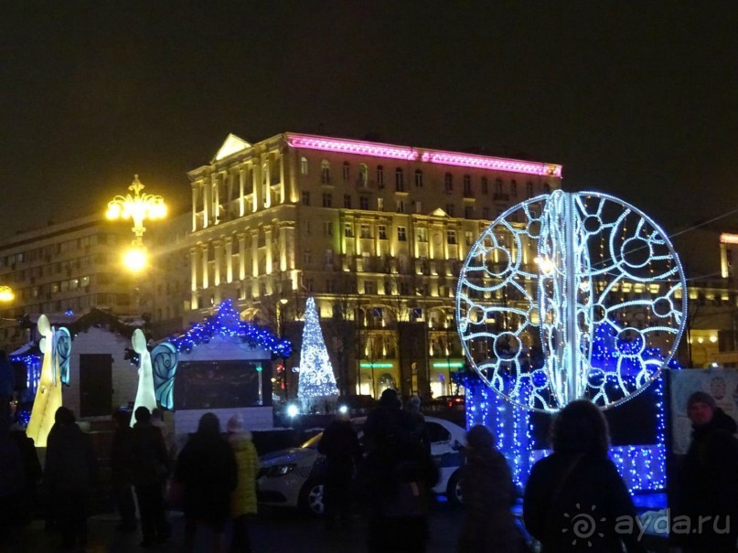 Новогодняя Москва в фотографиях. Январь 2016.