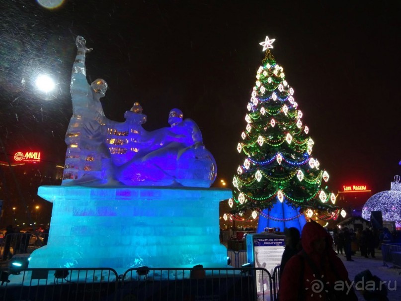 Новогодняя Москва в фотографиях. Январь 2016.