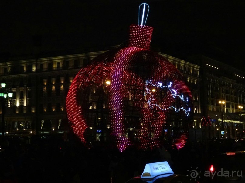 Новогодняя Москва в фотографиях. Январь 2016.