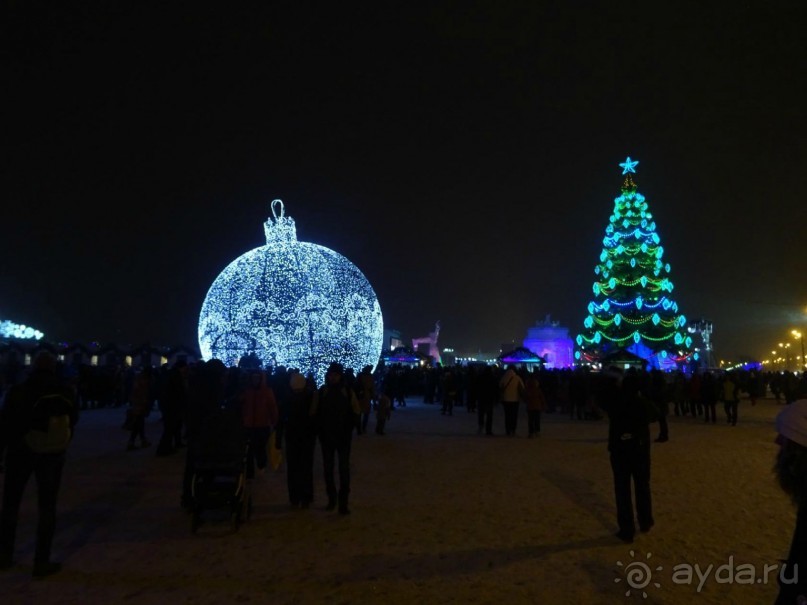 Новогодняя Москва в фотографиях. Январь 2016.