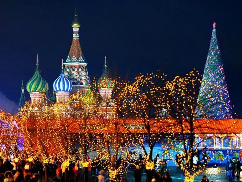 Новогодняя Москва в фотографиях. Январь 2016.