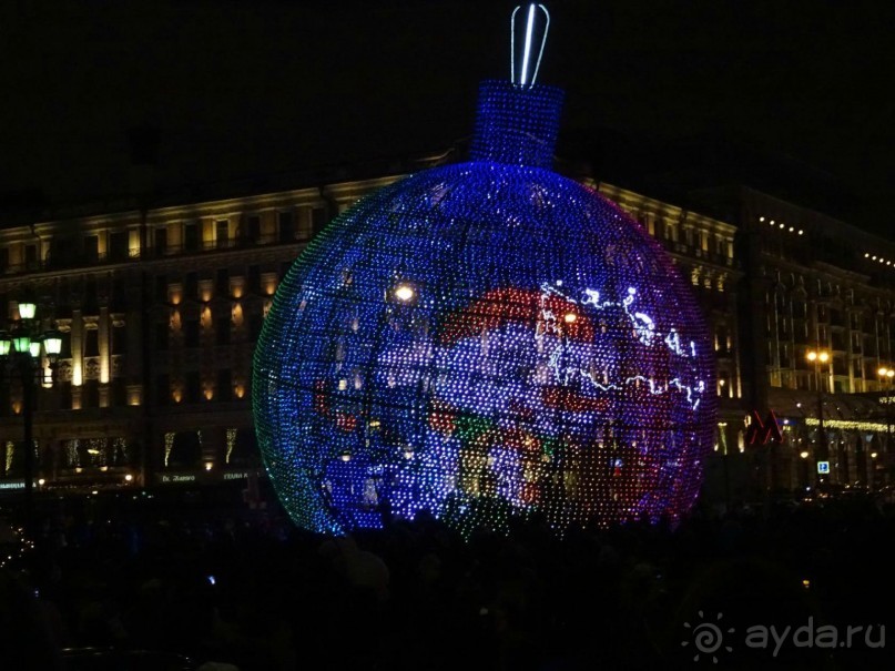 Новогодняя Москва в фотографиях. Январь 2016.