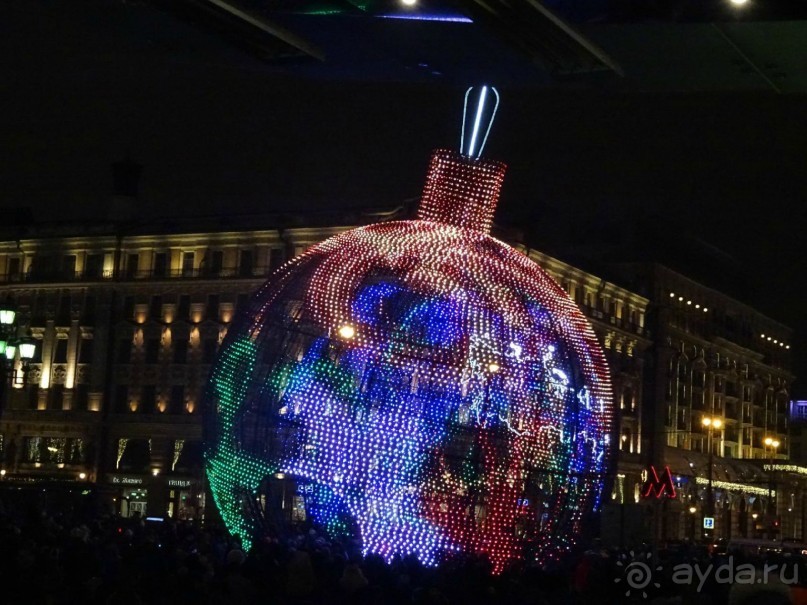 Новогодняя Москва в фотографиях. Январь 2016.