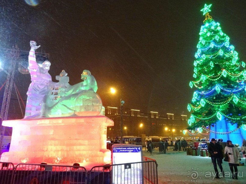 Новогодняя Москва в фотографиях. Январь 2016.