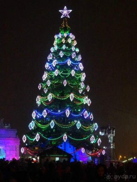 Новогодняя Москва в фотографиях. Январь 2016.