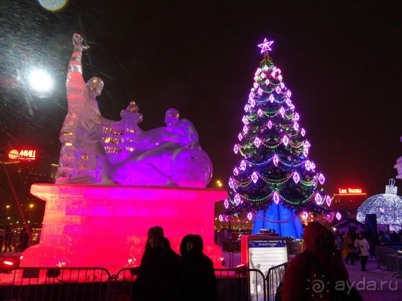 Новогодняя Москва в фотографиях. Январь 2016.