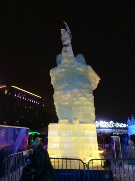 Новогодняя Москва в фотографиях. Январь 2016.