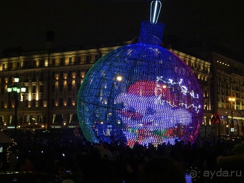 Новогодняя Москва в фотографиях. Январь 2016.