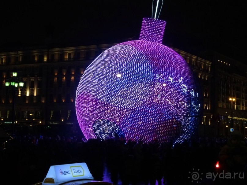 Новогодняя Москва в фотографиях. Январь 2016.