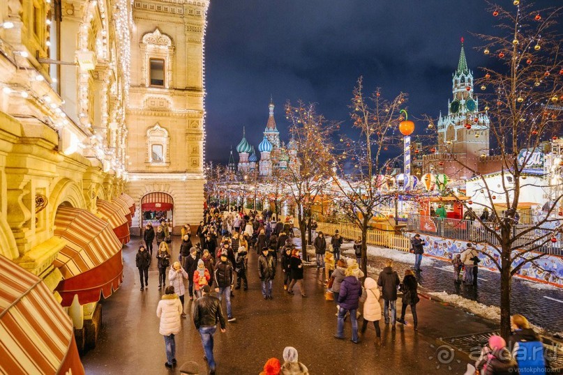 Альбом отзыва "Москва в новогодних подсветках. Январь 2016. Фотогалерея."