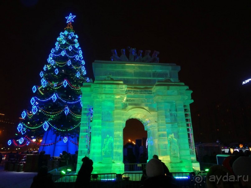 Альбом отзыва "Москва в новогодних подсветках. Январь 2016. Фотогалерея."